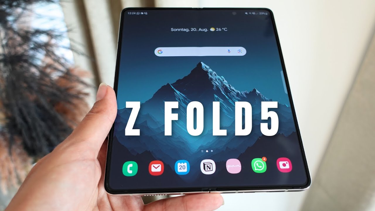 Vorschaubild zum Video: DAS spricht FÜR das Galaxy Z FOLD5! | Galaxy Z Fold5 Erfahrungsbericht (deutsch)