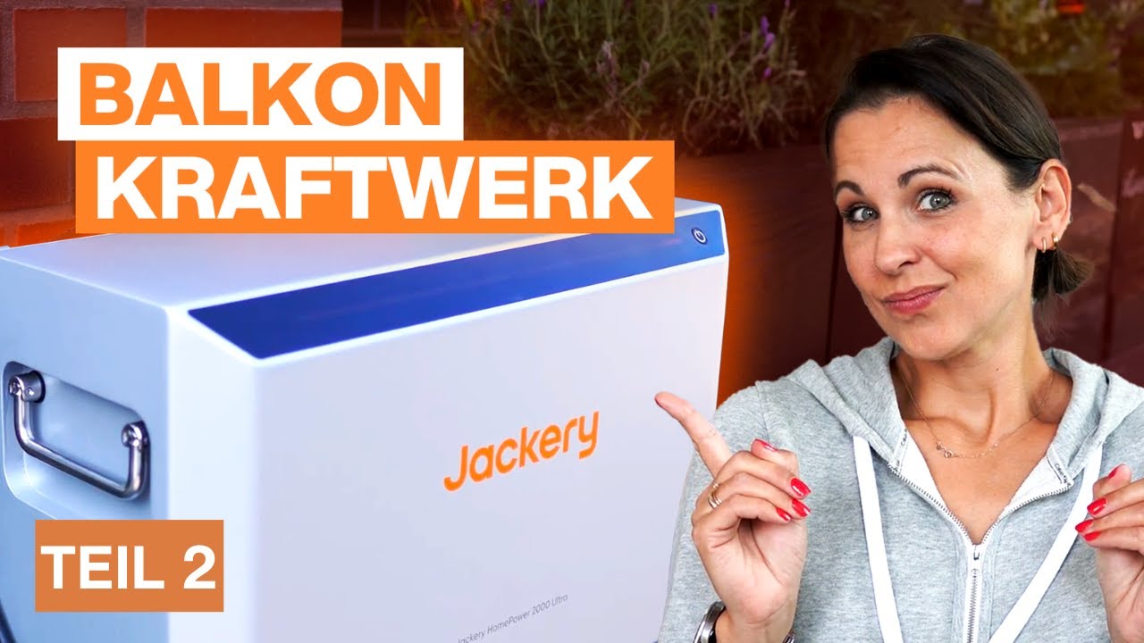 Vorschaubild zum Video: Jackery Homepower 2000 Ultra Balkonkraftwerk | Erfahrungsbericht
