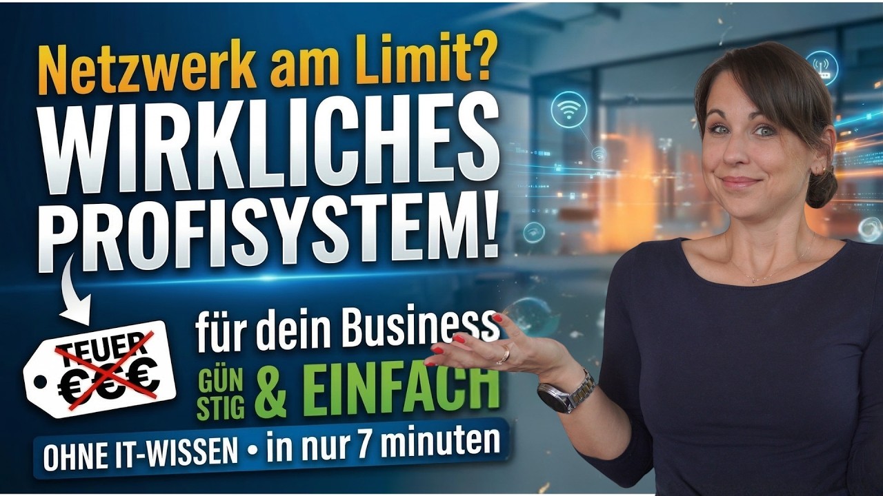 Vorschaubild zum Video: Keine Zeit, kein Budget Günstige Netzwerktechnik ohne IT-Abteilung