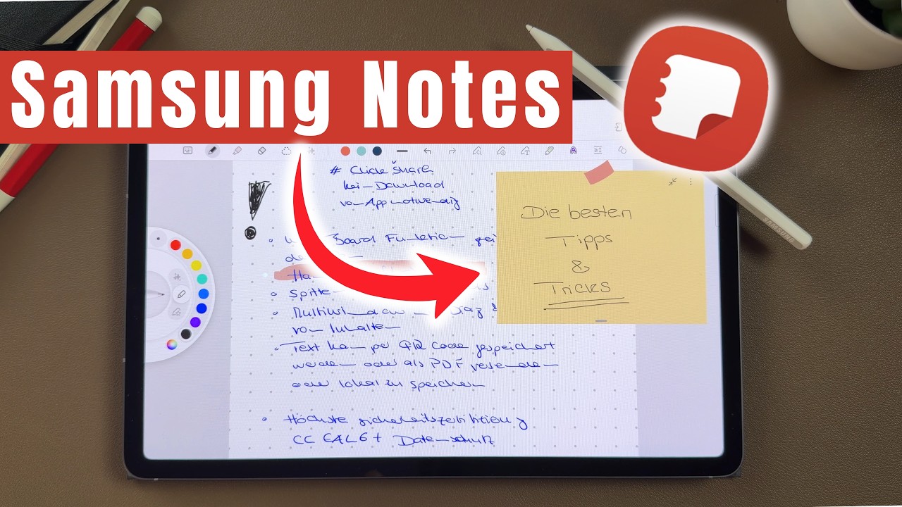 Vorschaubild zum Video: Wahrscheinlich nutzt du Samsung Notes noch nicht richtig...