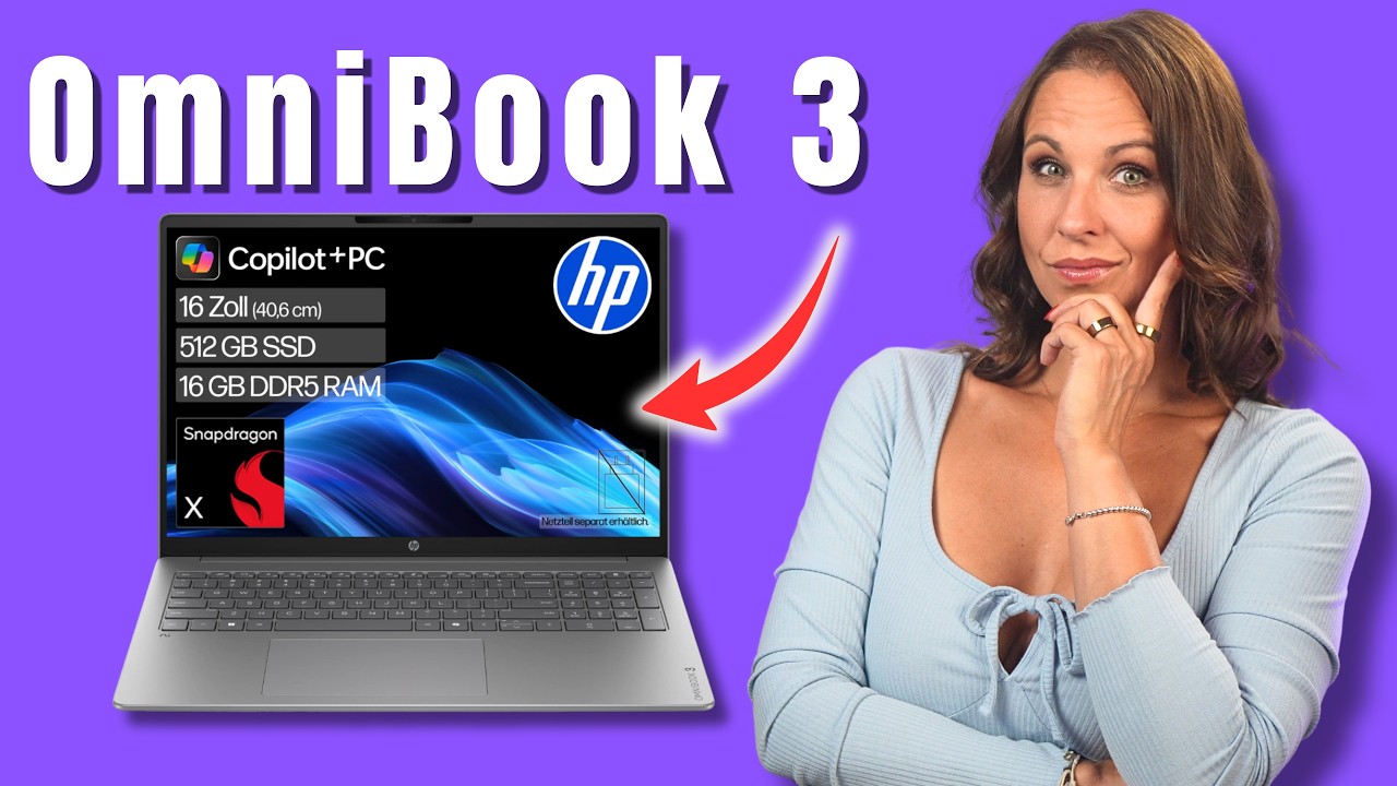 Vorschaubild zum Video: Ich habe das HP OmniBook 3 ausschließlich genutzt und das habe ich festgestellt...